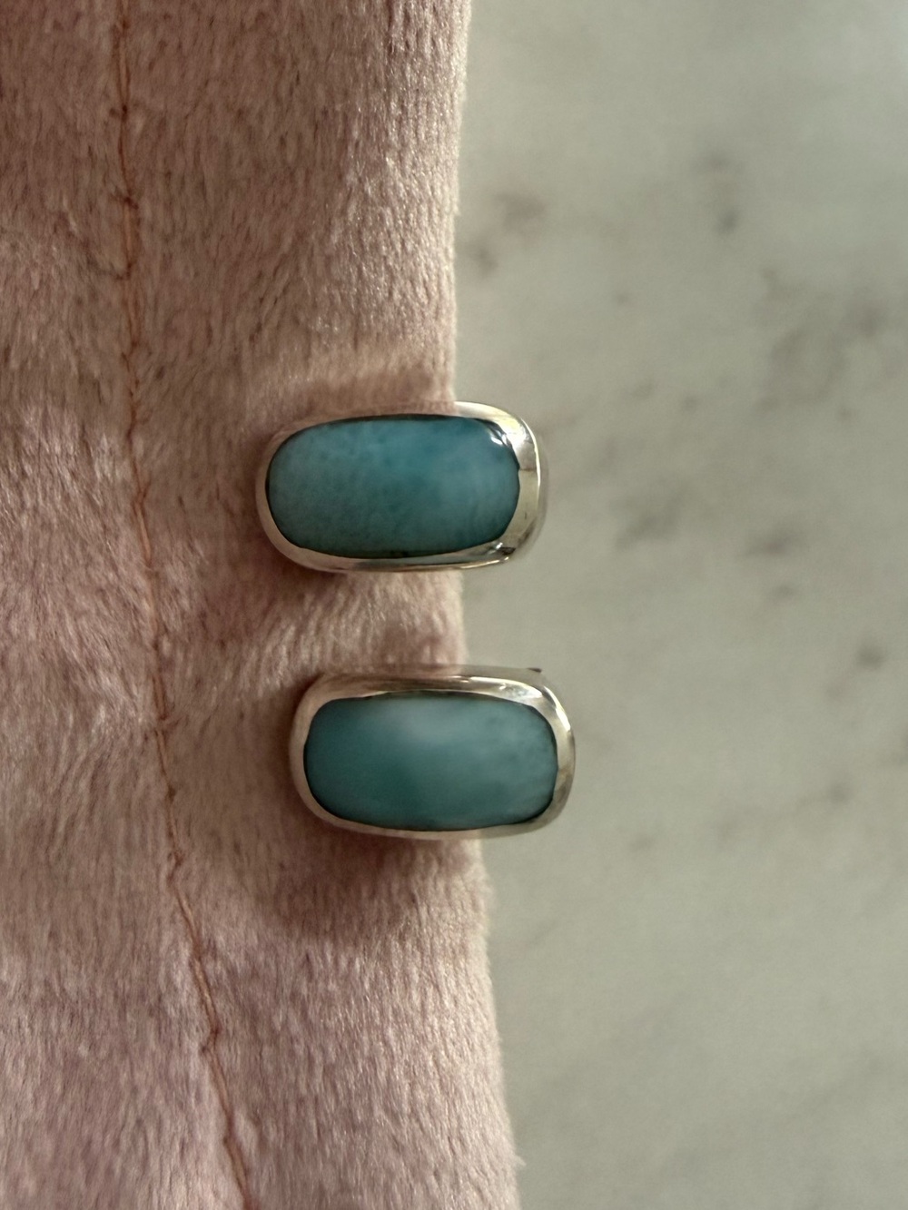 Larmar stone sterling silver earrings